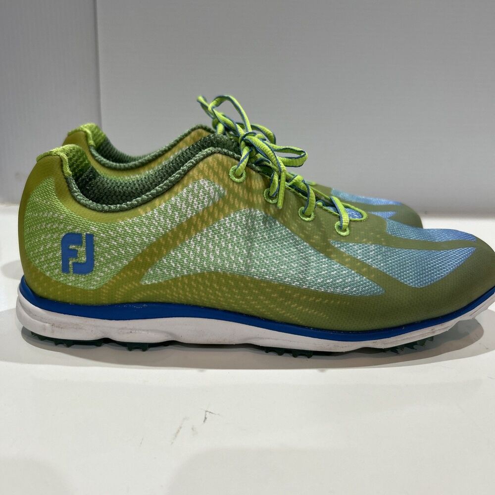 Footjoy Women's 10M EmPower Golf Shoes FJ 98001 Blue Green